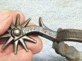 Silver Inlaid California Spurs - Image 10 of 13