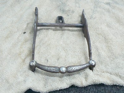 Silver inlaid California style bit - Image 3 of 7