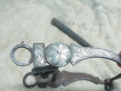 Silver inlaid California style bit - Image 6 of 7