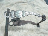 Silver inlaid California style bit - Image 2 of 7
