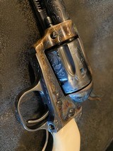 Colt .45 SAA 3rd Generation, Turnbull Restoration Engraved, factory blued - 3 of 15