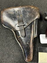 WW2 WALTHER P38 9MM PISTOL WITH CERTIFICATE OF CAPTURE AND HOLSTER - 9 of 10