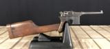 MAUSER C96 BROOMHANDLE PISTOL WITH ORIGINAL STOCK ALL NUMBERS MATCH - 8 of 8