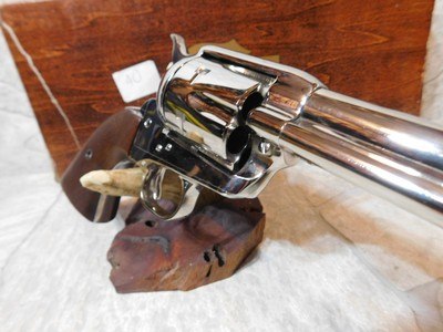 Colt Single Action Army 1978 SAA .45 Colt w/ 7.5” barrel and Nickle Finish Unfired LNIB !! - Image 8 of 14