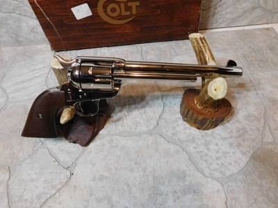 Colt Single Action Army 1978 SAA .45 Colt w/ 7.5” barrel and Nickle Finish Unfired LNIB !! - Image 6 of 14