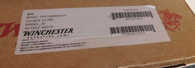NEW Winchester Model 70 Featherweight CRF 6.5mm PRC w/ Nitrex 3-10x50mm - Image 11 of 11
