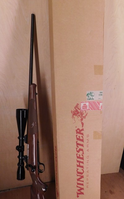NEW Winchester Model 70 Featherweight CRF 6.5mm PRC w/ Nitrex 3-10x50mm - Image 1 of 11