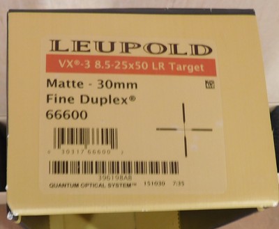 Leupold VX-3 8.5-25x50mm Long Range Target Scope - Image 3 of 3