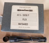 Swarovski 6-18x50 Habicht AV Riflescope with Plex Reticle - Matte Black - Image 3 of 3