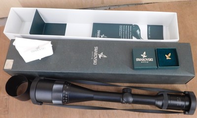 Swarovski 6-18x50 Habicht AV Riflescope with Plex Reticle - Matte Black - Image 1 of 3