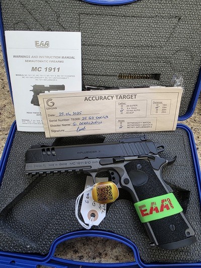 EAA GIRSAN MC1911S INF 10mm 8RD - Image 1 of 2