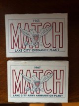 Lake City 30-06 M72 Match Sealed 1963 1967