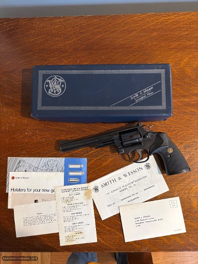 Smith and Wesson Model 19-4 6” with Box/Papers
