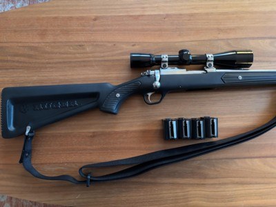 Ruger 77/22WMR Zytel Boat Paddle Stock - Great Condition w/ 4 Magazines!