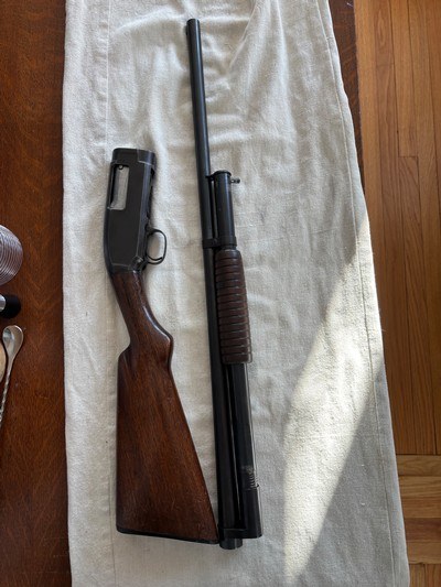 1918 Winchester Model 12 16ga CYL barrel 28” - Image 10 of 13