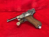 WWII German P08 Luger BYF Coded Non Import 9mm Semi Auto Full Rig C&R Eligible - 5 of 8