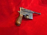 Mauser C96 Broomhandle 9mm Semi-Automatic Pistol C & R Eligible - 2 of 11