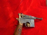 Mauser C96 Broomhandle 9mm Semi-Automatic Pistol C & R Eligible - 3 of 11