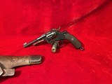 Husqvarna Model 1887 Revolver 7.5 Caliber W Original Leather Holster C&R Eligible - 3 of 5