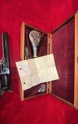 Colt 1851 Navy 36 Cal Revolver Colt Made Presentation Box - 7 of 8