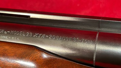 Winchester Model 23 Pigeon Grade SXS 20G Mint w/Factory Luggage. - Image 7 of 12
