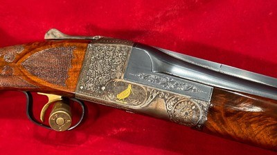 ITHACA 5E SINGLE BARREL TRAP! UNBELIEVABLE, Engraved and Inlayed, Factory Work - Image 2 of 14