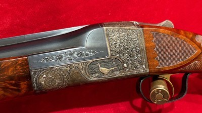 ITHACA 5E SINGLE BARREL TRAP! UNBELIEVABLE, Engraved and Inlayed, Factory Work - Image 11 of 14