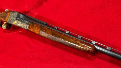 ITHACA 5E SINGLE BARREL TRAP! UNBELIEVABLE, Engraved and Inlayed, Factory Work - Image 3 of 14