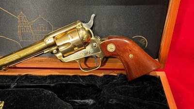 COLT Single Action Frontier Scout 22 LR GOLD Plated California Bicentennial Edition - Image 2 of 8