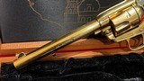 COLT Single Action Frontier Scout 22 LR GOLD Plated California Bicentennial Edition - Image 3 of 8