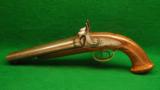 Belgian Double Barrel Percussion 57 Caliber Smooth Bore Pistol - 2 of 4