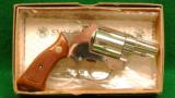 Smith & Wesson Mode 37 Nickel Caliber 38 Special Square Butt DA Revolver - 2 of 2