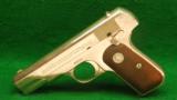 Colt Model Nickel 1908 Pocket Caliber 380 Pistol - 2 of 2