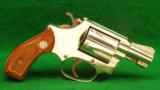 Smith & Wesson Model 36 Nickel 38 Special Round Butt DA Revolver - 2 of 2
