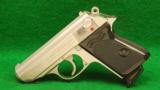 Walther PPK Stainless 380 ACP DA Pistol - 1 of 2