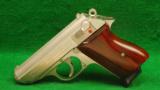 Walther Stainless Model PPK Caliber 380 ACP DA Pistol - 2 of 2