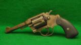 Colt Police Positive Special Columbian Police Caliber 38 DA Revolver - 1 of 2