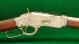 Winchester 3rd Model 1873 Caliber 32 WCF Lever Action Rifle - 1 of 8