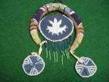 Sioux Decorative Beaded Hanging - Horseshoe Pattern - 1 of 3