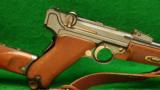 Excellent DWM Model 1902 Luger Carbine with Matching Stock and Original Sling - 8 of 12