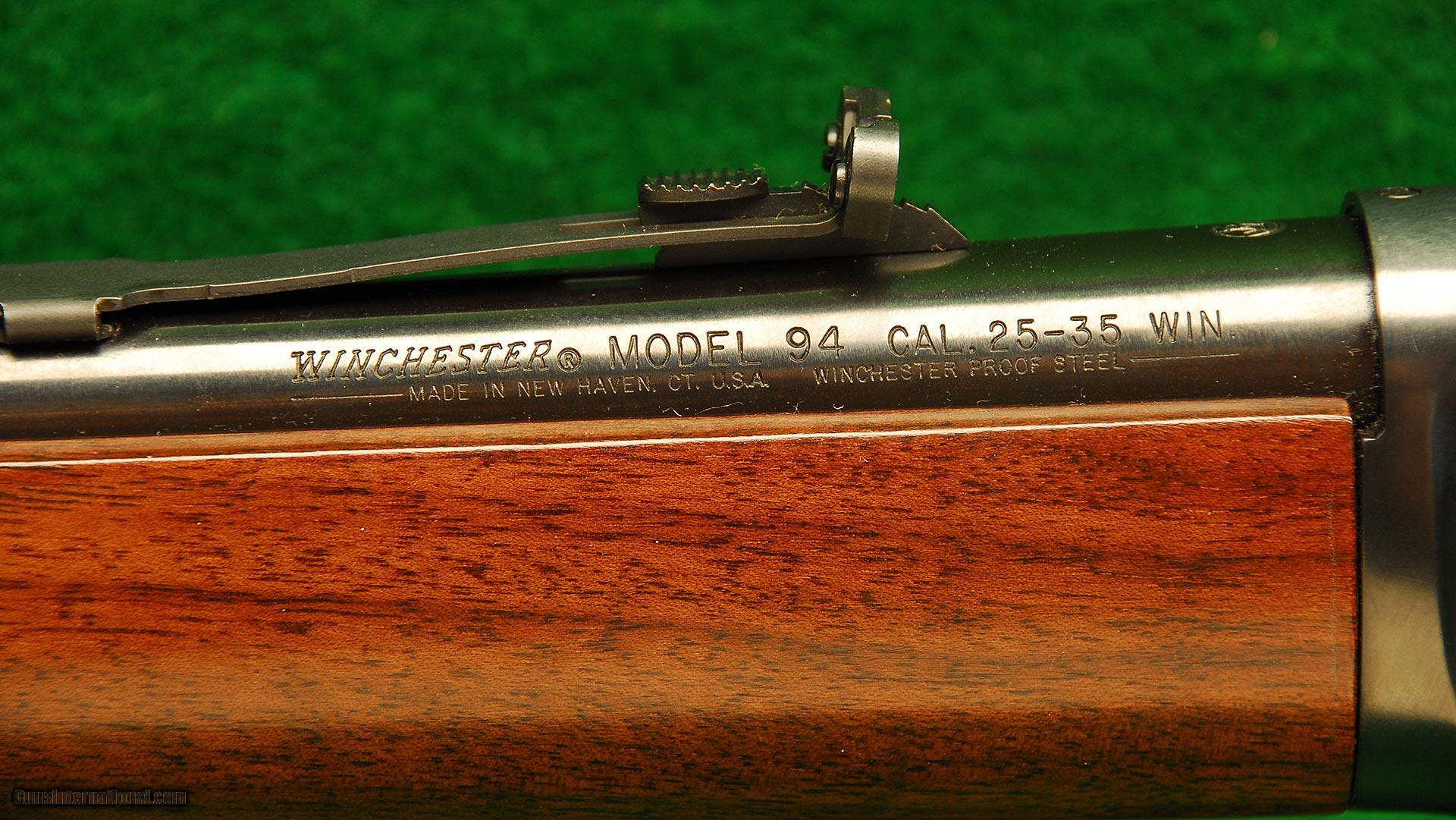 Winchester Model 94 Ae Caliber 25 35 Wcf Lever Action Carbine
