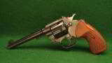 Colt New Service Shooting Master Caliber 38 Special DA Revolver - 2 of 5
