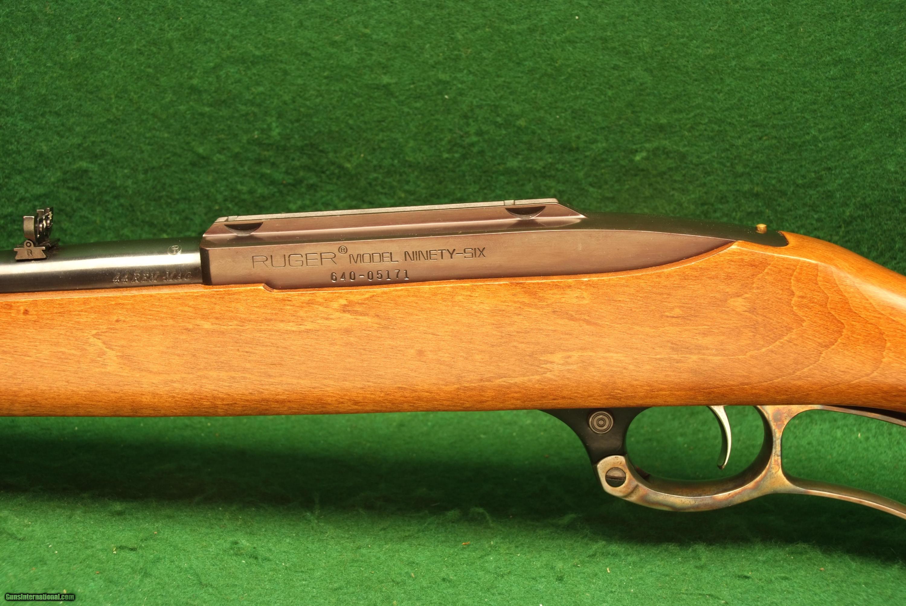 Ruger Model 96 Caliber 44 Magnum Lever Action Carbine