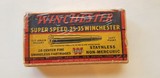 Winchester super speed 25-35 117 sofr point - 1 of 1