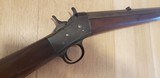 Remington Rolling Block No. 4 rifle with octagon 22” barrel - 7 of 15