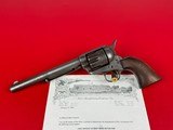 Colt Single Action Army .44/40 7.5" Nickel Year: 1886 w/ Colt Historian Letter - 1 of 14