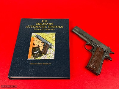 1943 Union Switch & Signal Model 1911A1 .45 Featured in U.S. Military Automatic Pistols. Volume II (1920-1945) Fresh Printed Copy of the Book