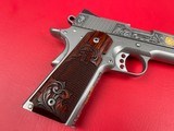  Kimber 1911 Stainless II .45ACP Rising Eagle Exhibition Grade Gold Plated Engraved - 7 of 14