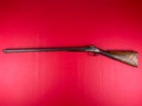 John Probin London SxS 16GA Black Powder Flintlock Shotgun - 1 of 15