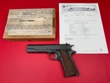 Anniston Army Depot / Augusta Arsenal Rebuild Colt M1911A1 U.S. Army .45 ACP Mfg. 1918 - 1 of 15